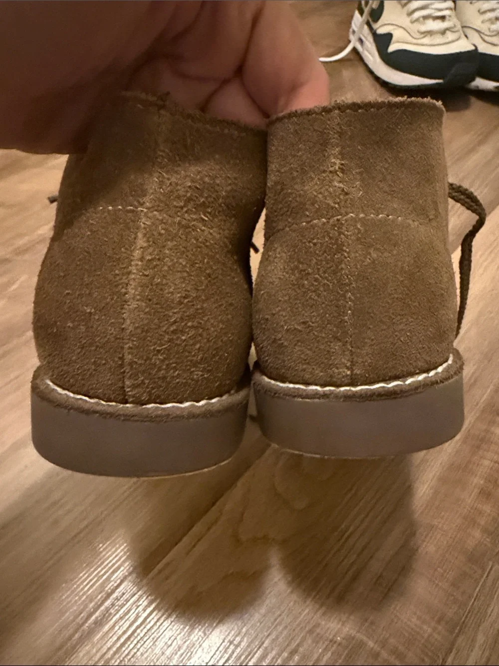 J. Crew Kids Chukka Suede Lace-Up Ankle Boots in Brown
